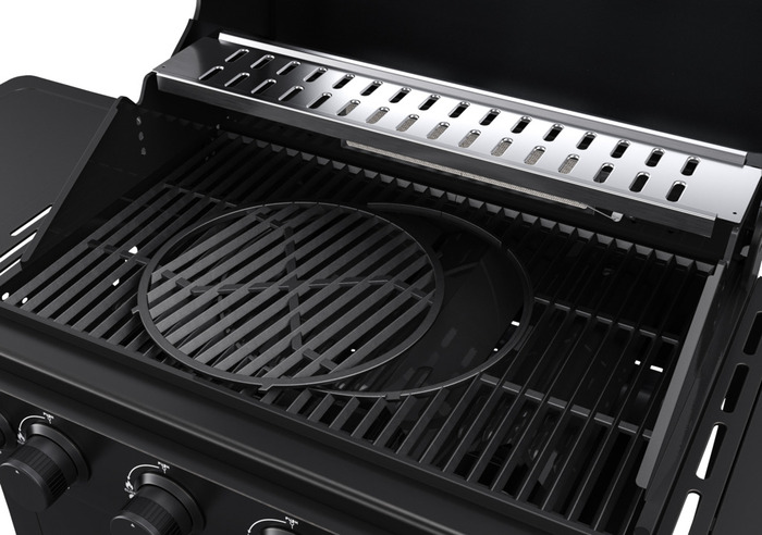 Gassgrill med 4 brennere og bakbrenner – Grillexpert